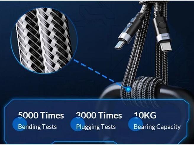 Produktbild Orico USB-C 240W High Speed 40Gbps Data Cable (1.50 m, USB 2.0)