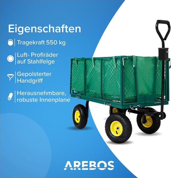 Immagine prodotto Arebos Carrello a mano