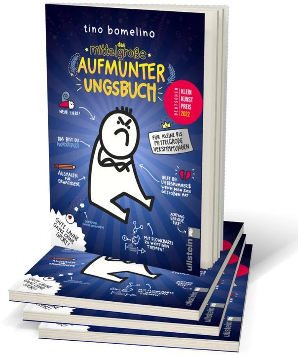 Produktbild Das mittelgrosse Aufmunterungsbuch (Deutsch, Tino Bomelino, 2020)