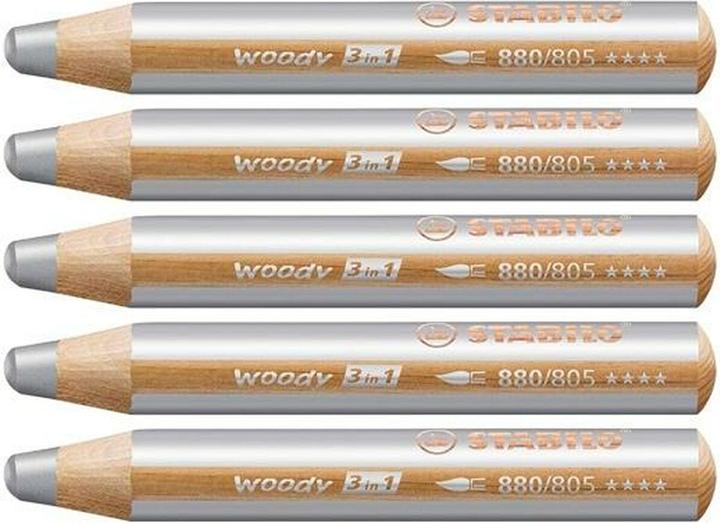 Image du produit STABILO Woody 3 en 1 (Argent, 1 x)