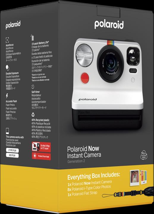 Produktbild Polaroid Now Gen 2 E-Box Camera Limited Edition - Black & white