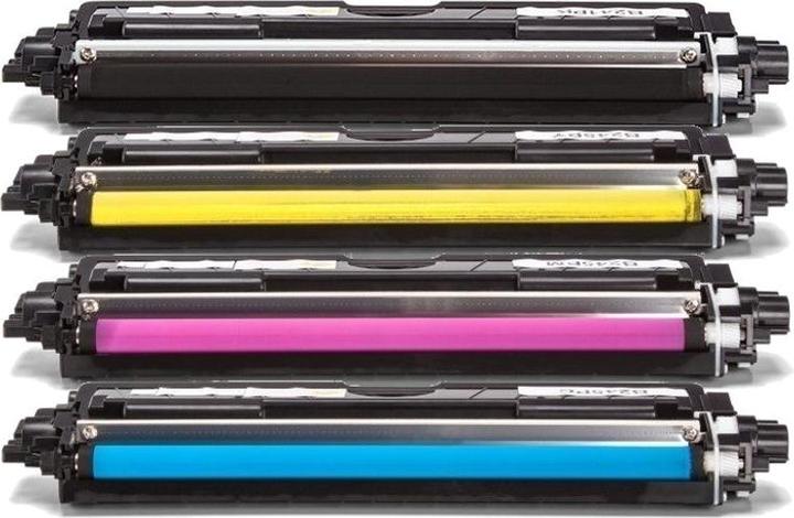 Actual product image Hermex Compatible Brother TN-245BK TN-245C TN-245M TN-245Y toner 4 pieces (M, C, FC, Y)