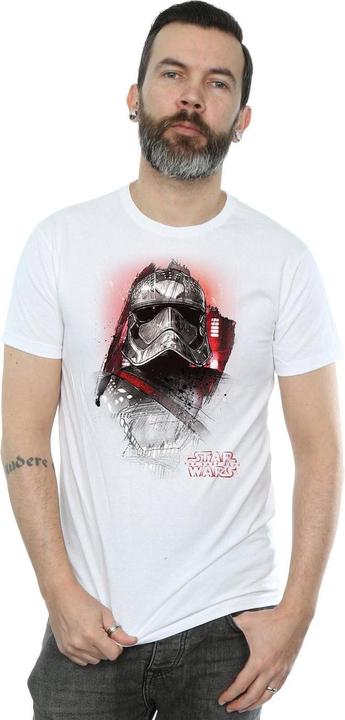 Actual product image Star Wars Mens The Last Jedi Captain Phasma Brushed T-Shirt (3XL)