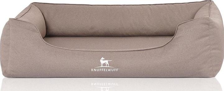 Immagine prodotto Knuffelwuff Cuccia per cani Leon Velour XXXL, 155 x 105 cm, Beige/Grigio (Cane)