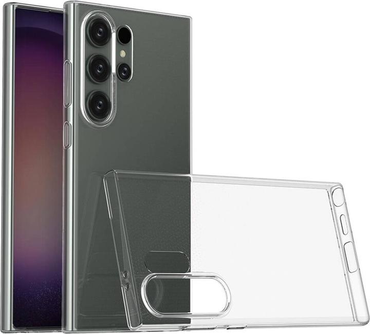 Actual product image Cover-Discount Silicone rubber case transparent (Samsung Galaxy S24 Ultra)