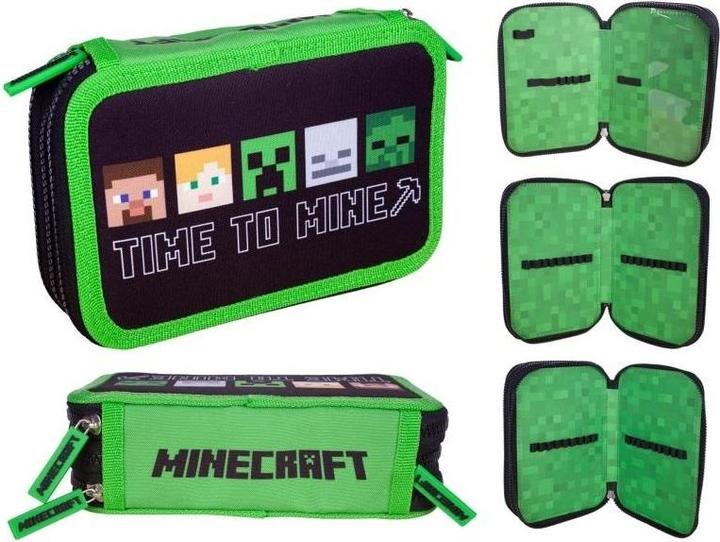 Actual product image Minecraft Triple pencil case without accessories