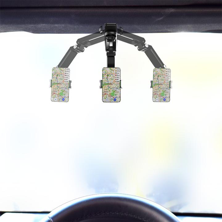 Image du produit PhoneLook Support universel pour smartphone bras flexible réglable pour voiture pare-soleil