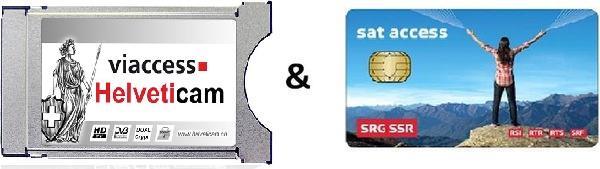 Immagine prodotto Modulo Helveticam Viaccess Dual e scheda SRG SSR Sat-Access