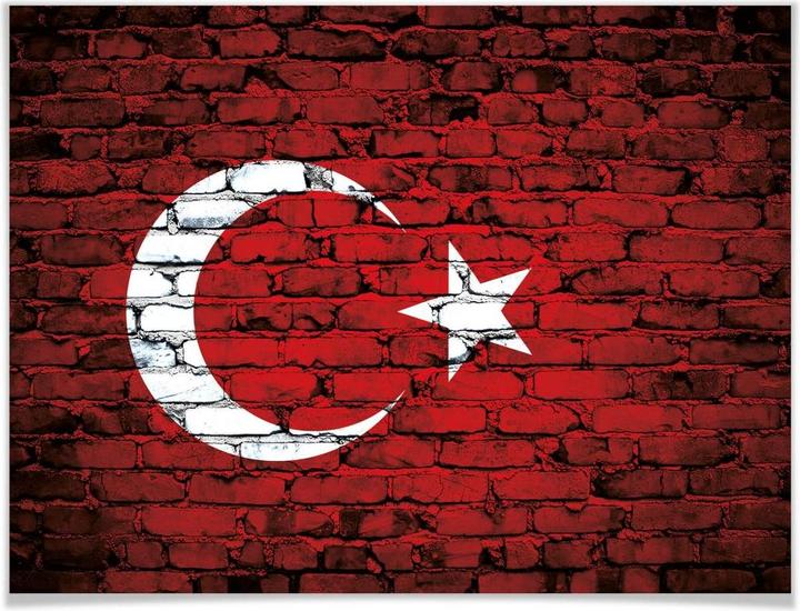 Produktbild Trenddeko Türkische Flagge (80 x 60 cm)