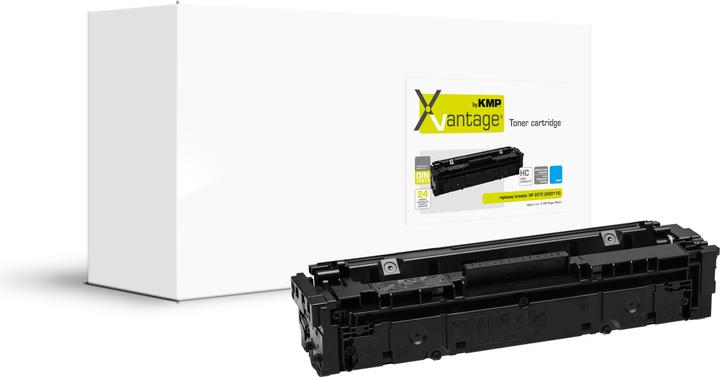 Produktbild KMP XVantage Toner HP207X (W2211X) 2450 Seiten cyan remanufactured (B)