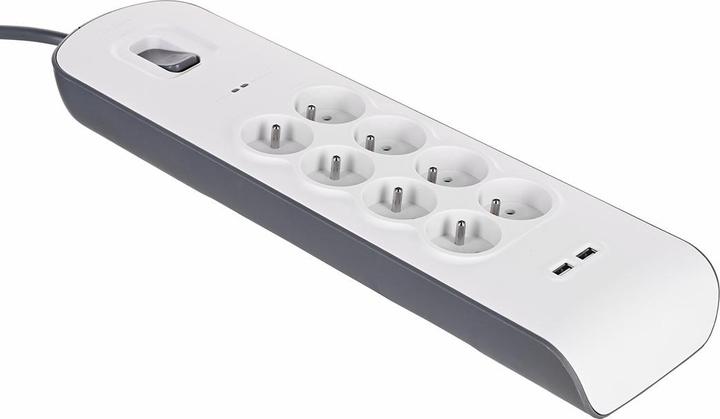 Actual product image Belkin BSV804ca2M 8 AC outputs (8 x, 4-pole, 2 m)
