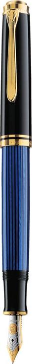 Produktbild Pelikan Füllhalter M400 Schwarz-Blau B Etui (Schwarz/Blau, 1 x)