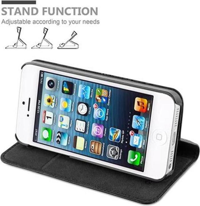 Productafbeelding Cadorabo Boek Onzichtbare Magneethoes (Apple iPhone 5)