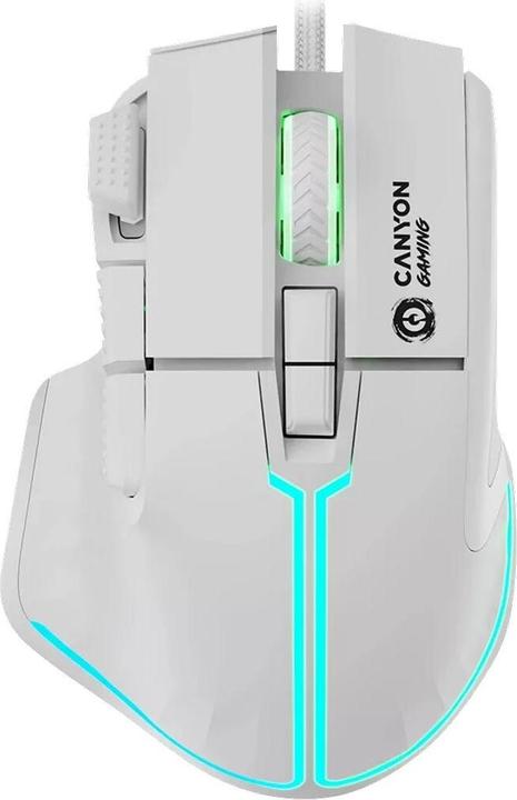 Actual product image Canyon Fortnax GM-636, 9keys Gaming wired mouse,Sunplus up to 20000, Huano 5million switch, RGB (Cable)