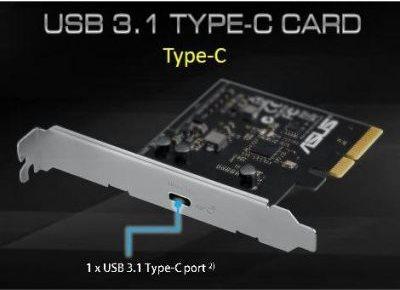 Produktbild ASUS USB 3.1 TYPE C CARD (PCIe)