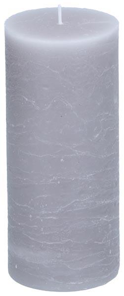 Actual product image Arti Casa Rustic candle Ø7xh16cm l.grey