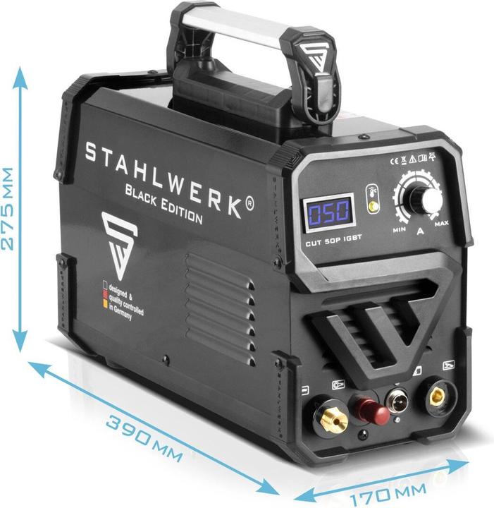 Produktbild Stahlwerk Plasmaschneider CUT 50 Pilot IGBT mit Pilotzündung Vollausstattung