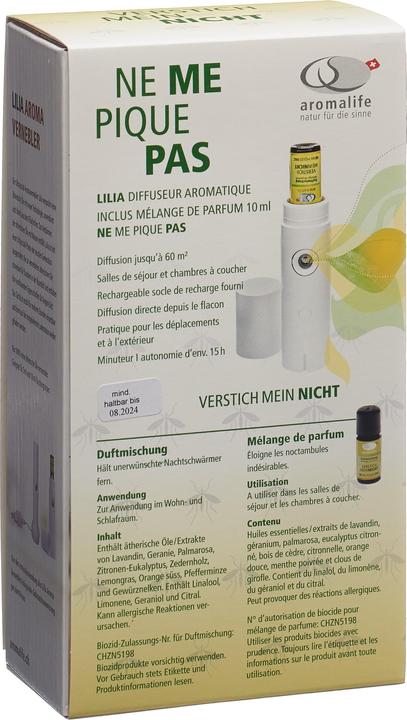 Image du produit Aromalife Ne perce pas mon arôme Lilia Nébuliseur (10 ml)