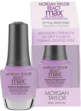 Immagine prodotto Morgan Taylor REACT MAX OPTICAL rinforzante per unghie + base 15 ml (Base Coat)