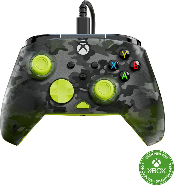 Turtle Beach Rematch Core Wired Controller · XB · Ghost Camo Black & Yellow (Xbox One S, Windows, Xbox Series X)