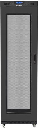 Produktbild Lanberg EINBAUSCHRANK RACK STEHEN 19" 42HE 600X600 SCHWARZ PERFORIERTE TÜR LCD (FLAT PACK) V2 (42 HE, 19 Zoll Rack)