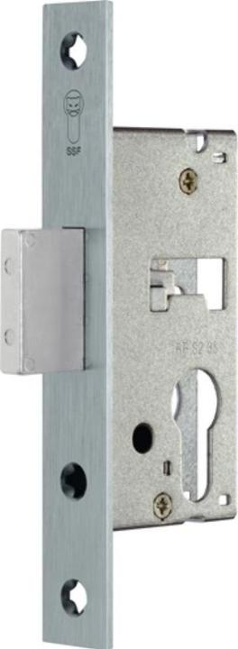 Image du produit SSF Serrure à mortaiser à cadre tubulaire PZ 24/30 mm DIN gauche/droite bordée d'acier inoxydable (Serrure à mortaise)