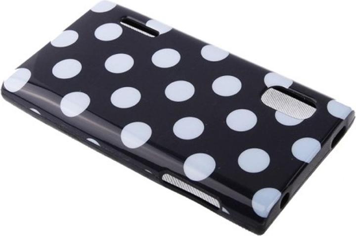 Actual product image König Design Protective cover TPU dots Case for mobile LG Optimus L5 / E610 (Optimus L5)