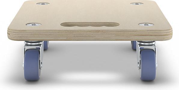 Actual product image kaiserkraft Transport roller made of multiplex plate (200 kg)
