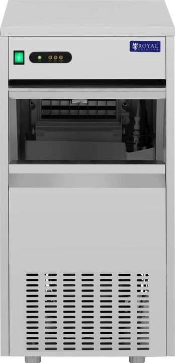 Actual product image Royal Catering Ice Maker Machine - 30 kg/24 h - 7 kg capacity - 240 W - Stainless steel - (EU plug)