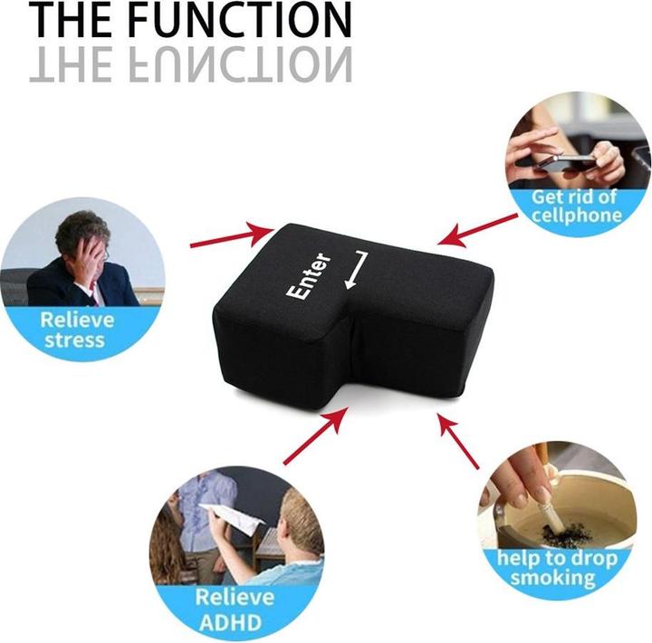 Image du produit Cover-Discount Bouton Anti Stress Enter avec port USB