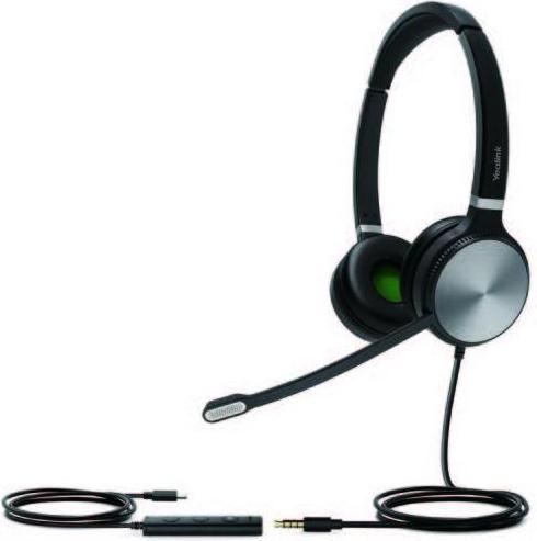 Actual product image Yealink UH36 DUAL UC - USB Wired Headset