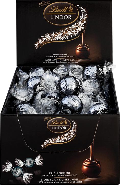 Actual product image Lindt Lindor Dark 60% Cacao Counter top (750 g)