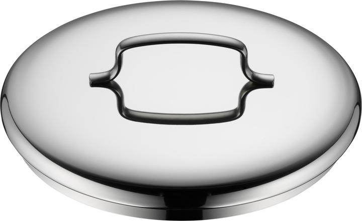 Produktbild WMF Nudeltopf Kochtopf Induktion 18cm klein Metalldeckel Mini Edelstahl (18 cm, Dampfkochtopf, Edelstahl)