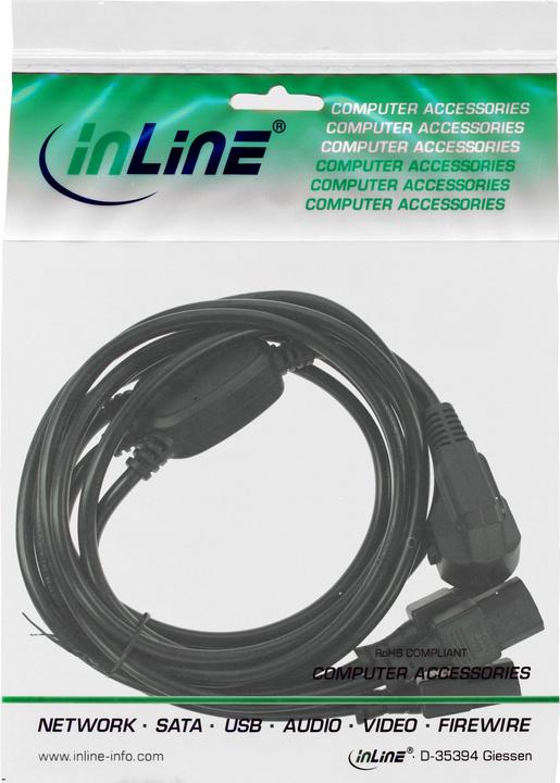 Productafbeelding InLine Net Y-kabel (1 m)