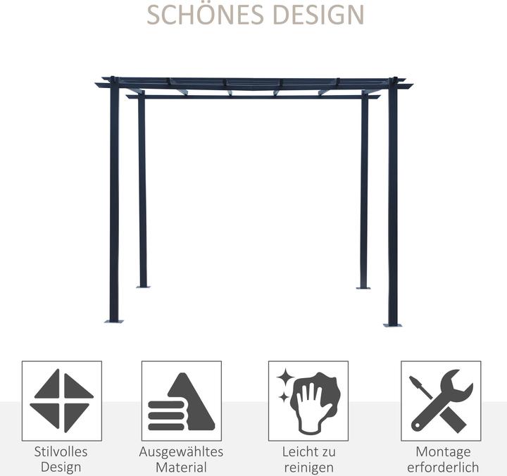 Image du produit Outsunny Rosenpavillon (300 cm, 300 cm)