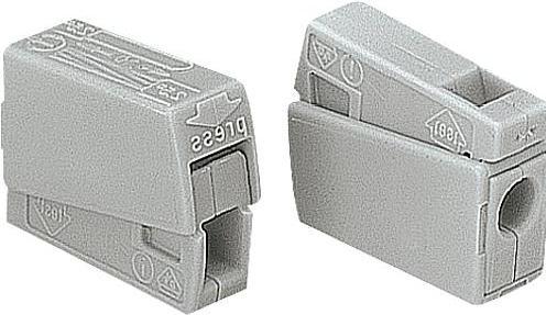 Actual product image Wago Light clamp 0.5 - 2.5mm2 gray, PU 100 pcs.