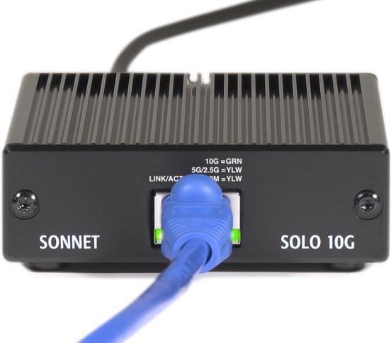 Produktbild Sonnet Solo 10G TB3 to 10GB Base-T (Thunderbolt 3, RJ45 (1x))