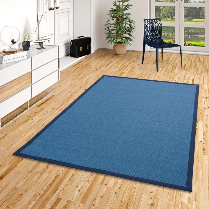 Image du produit Pergamon Tapis en sisal Natura Classic avec bordure (150 x 150 cm)