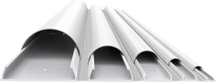 Immagine prodotto Multibrackets MB Canalina per cavi 50x1600, alluminio, bianco/1387 (Tubazione, 160 cm)