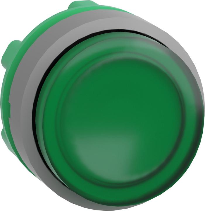 Actual product image Schneider Electric Illuminated pushbutton, front, protruding, ZB5AH33C0