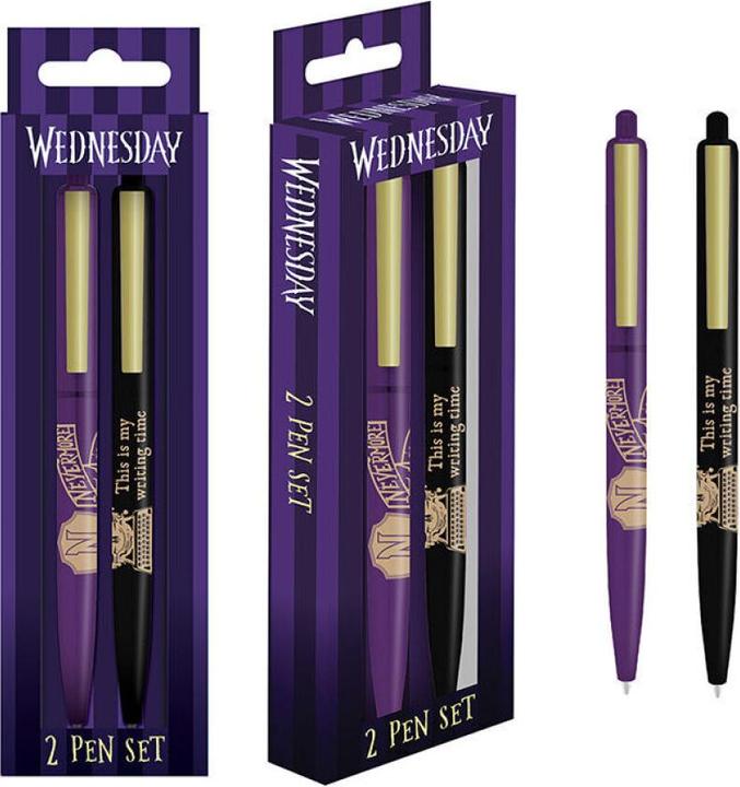 Image du produit Pyramid MERCREDI - Nevermore - Set de 2 Bics (2 x)