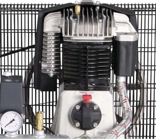 Produktbild Stürmer - AIRPROFI BK 703/13/10 - Stationärer Beistell-Kolben-Kompressor (10 Bar, 13 l)