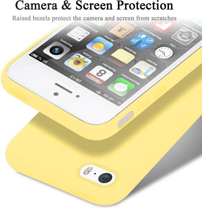 Immagine prodotto Cadorabo Copertura della cassa del silicone liquido TPU (Apple iPhone 5)