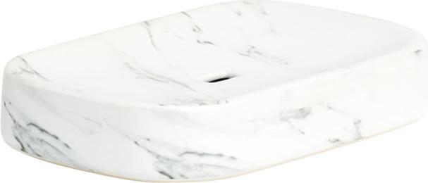 Zeller Present Soap Dish Marble Ceramic 13x9x2.4 cm
