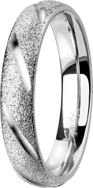 Immagine prodotto Star Piercing Anello in argento con tagli diagonali (Acciaio chirurgico 316L, senza ottone)