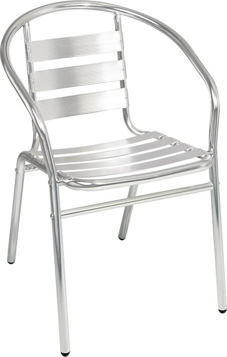 Produktbild Mojawo 6 Stk. stabile Aluminium Bistrostuhl Stapelstuhl Gartenstuhl stapelbar