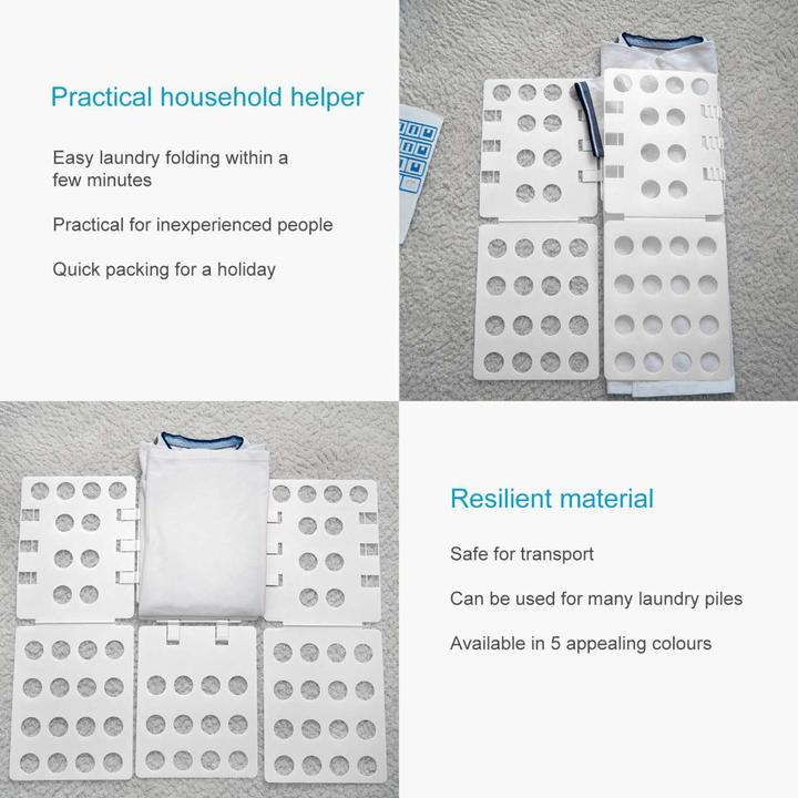 Image du produit Intirilife Planche de pliage du linge Aide au pliage des vêtements