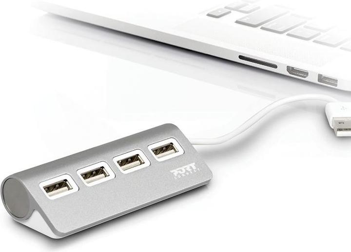 Actual product image Port Designs USB Hub 4 S 2.0 (USB-A, 4 Ports)