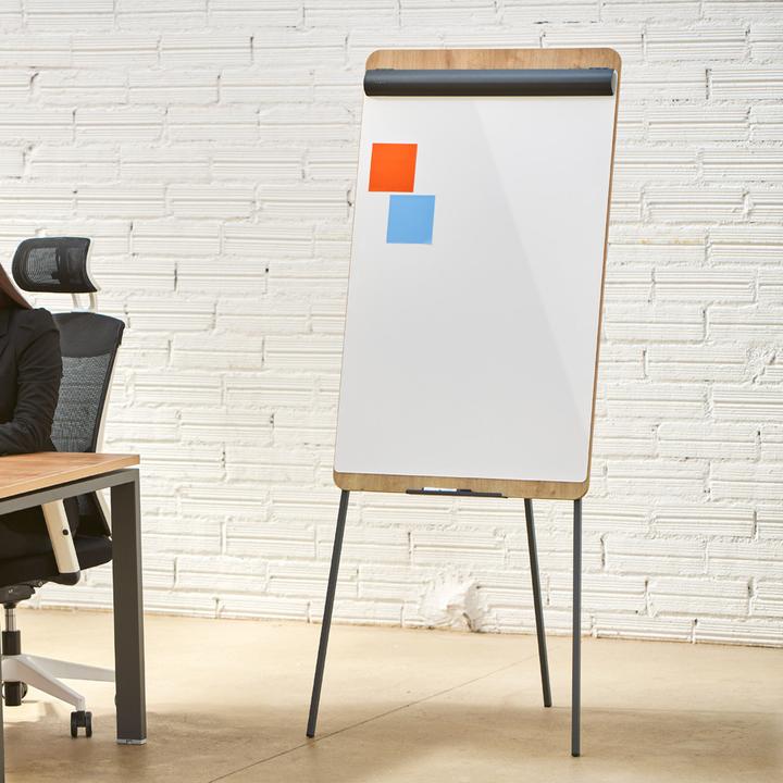 Produktbild Rocada Flipchart, magnetisch, 69x99 cm, Holzoptik