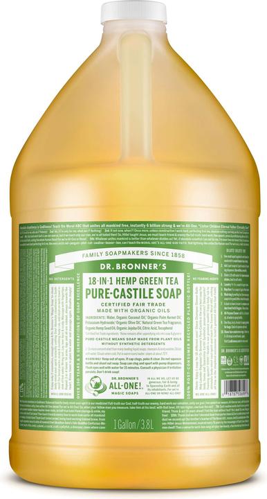 Produktbild Dr. Bronner's Green Tea 3.8L (Flüssigseife, 3800 ml)